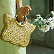online Handcrafted Water Reed ~ Handbag - The Poppy