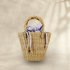 Roots & Reeds | Handcrafted Water Reed Handbag - The Velvet