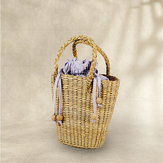 Roots & Reeds | Handcrafted Water Reed Handbag - The Velvet