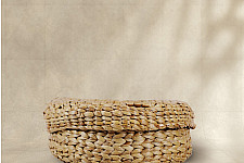 Roots & Reeds | Handcrafted ~ Storage - Basket - Heart Shape