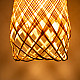 shop Handcrafted Bamboo Twirl Pendant Light