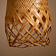 shop Handcrafted Bamboo Twirl Pendant Light
