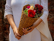 Roots & Reeds | Handcrafted Water Hyacinth ~ Bouquet wrap