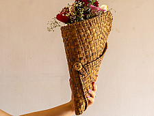Roots & Reeds | Handcrafted Water Hyacinth ~ Bouquet wrap