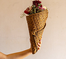 Roots & Reeds | Handcrafted Water Hyacinth ~ Bouquet wrap