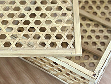 Roots & Reeds | Handcrafted ~ Square Bamboo Box with Lid