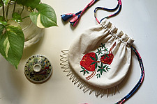 Thread Of Love | Embroidered Potli Pouch