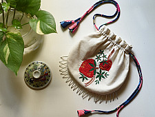 Thread Of Love | Embroidered Potli Pouch