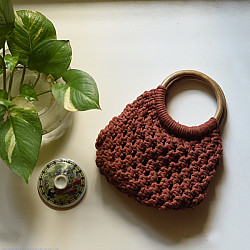 Thread Of Love | Knotted Macrame Bag