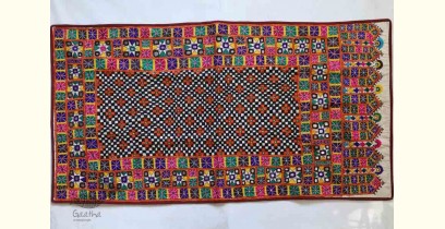 Rural trails ⁂ Kutchi Embroidered Wall Piece ( 61" x 31" ) ⁂ 9