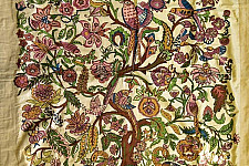 Rural trails ⁂ Kutchi Embroidered Wall Piece ( 63" x 46" ) ⁂ 6