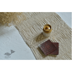 Knotted ▣ Jewel Hand-Knotted  Table Runner ▣ 30