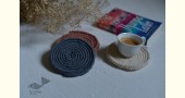 Handmade knotted Spiral Coaster