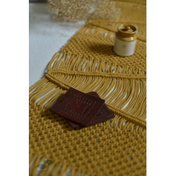 Knotted ▣  Twist and Twill Hand-Knotted Table Runner ▣ 29