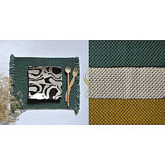 Knotted ▣ Classic Hand-Knotted Placemat (set of 4) ▣ 17