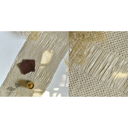 Knotted ▣ Classic Stripes Hand-Knotted Table Runner ~ 28