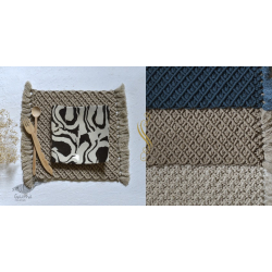 Knotted ▣ Jewel Hand-Knotted Placemat (set of 4) ▣ 18