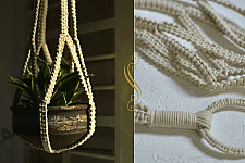 Knotted ▣ Minimal Hand-Knotted Plant Hanger ▣ 10