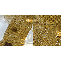 Knotted ▣  Twist and Twill Hand-Knotted Table Runner ▣ 29