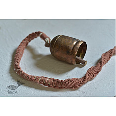 Knotted ▣ Intertwined Hand-Knotted Wind Chime with Metal Bell (Long) ▣ 39