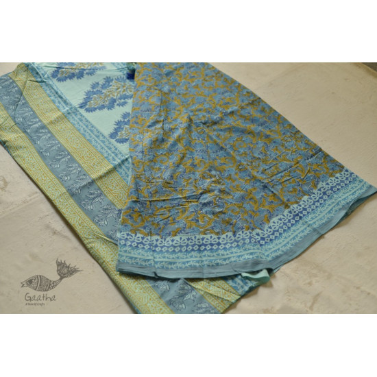 buy exclusive handloom hand block printed kalamkari cotton saree