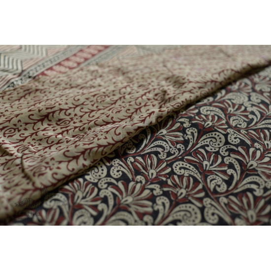 buy exclusive handloom hand block printed kalamkari chanderi saree