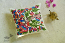 गुल ✩ Kashmiri Ari Embroidery Cushion Cover (16" x 16") ✩ 19