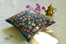 गुल ✩ Kashmiri Ari Embroidery Cushion Cover (16" x 16") ✩ 33