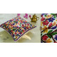 गुल ✩ Kashmiri Ari Embroidery Cushion Cover (16 x 16) ✩ 22