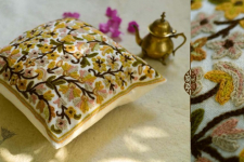 गुल ✩ Kashmiri Ari Embroidery Cushion Cover (16" x 16") ✩ 31