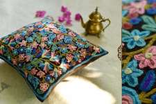 गुल ✩ Kashmiri Ari Embroidery Cushion Cover (16" x 16") ✩ 33