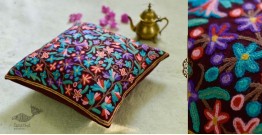 गुल ✩ Kashmiri Ari Embroidery Cushion Cover (16" x 16") ✩ 34