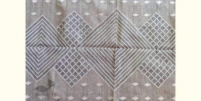 Handwoven Wool by Cotton Rug - 5 X 8 Feet