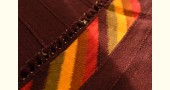hand woven woolen durrie Dark Brown