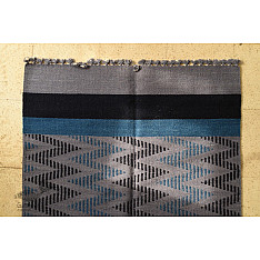 Sulochana ~ Woolen Durrie ( 3' X 5' ) ~ Zig Zag