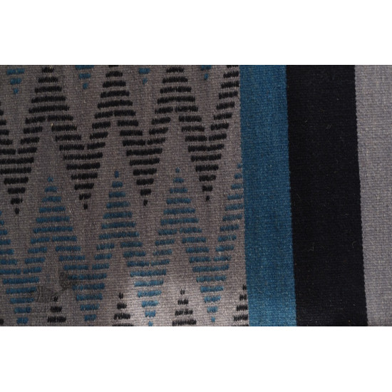 hand woven woolen durri zig zag