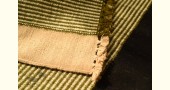 hand woven woolen durri Green Stripes