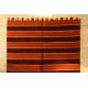 hand woven woolen durri - Horizontal Stripes