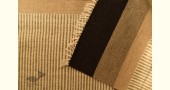 hand woven woolen durrie Light Grey Stripes