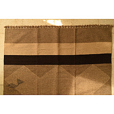 Sulochana ~ Woolen Durrie ( 4' X 6' ) ~ Light Beige 