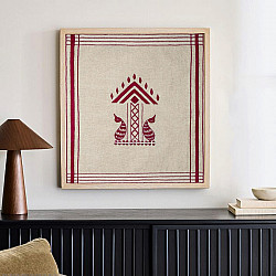 Home And Living | Handmade Embroidered ~ Gosha Buta Wall art