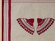 Home And Living | Handmade Embroidered ~ Japi Fabic Wall art 15 x 17 inches-Unframed