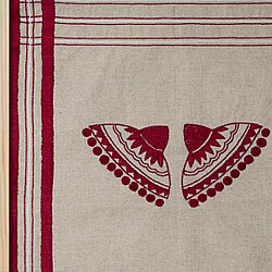 Home And Living | Handmade Embroidered ~ Japi Fabic Wall art 15 x 17 inches-Unframed