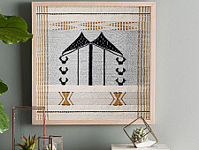 Home And Living | Handmade Embroidered ~ Mithun Wall art