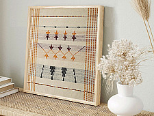 Home And Living | Handmade Embroidered ~ Dao Wall art