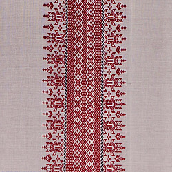 Home And Living | Handmade Embroidered ~ Singhpo Handwoven Artwork - Assam - Red