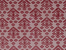 Home And Living | Handmade Embroidered ~ Gach Handwoven Artwork from Assam-Red 