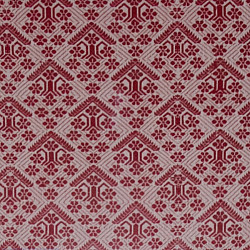 Home And Living | Handmade Embroidered ~ Gach Handwoven Artwork from Assam-Red 