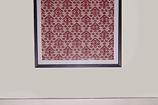 Home And Living | Handmade Embroidered ~ Gach Handwoven Artwork from Assam-Red 