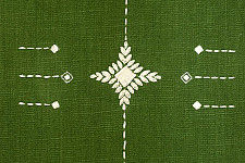 Home And Living | Handmade Embroidered ~ Boro Tribe Wall art 8 x 14 inches